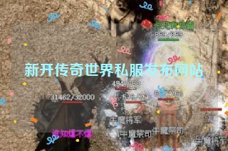 新开传奇世界私服发布网站