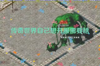 传奇世界自己想开服需要啥