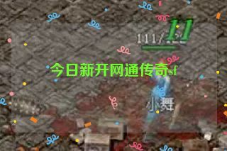 今日新开网通传奇sf