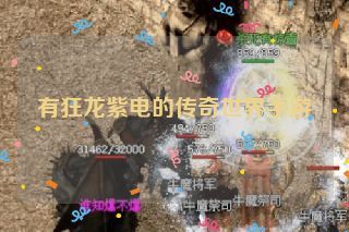 有狂龙紫电的传奇世界手游