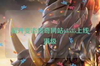 新开变态传奇网站65535上线满级