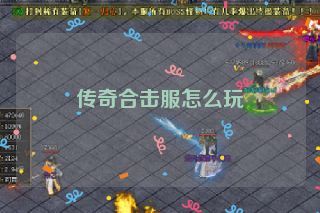 传奇合击服怎么玩