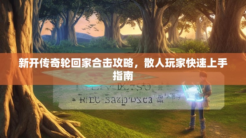 新开传奇轮回家合击攻略，散人玩家快速上手指南