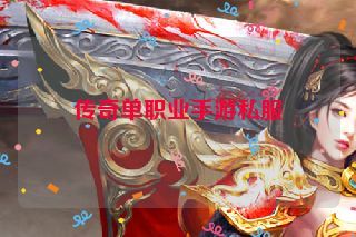 传奇单职业手游私服