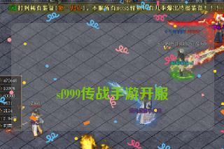  sf999传战手游开服