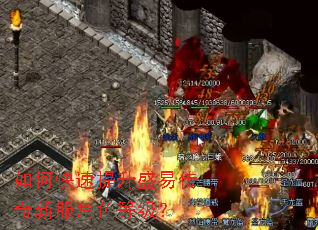 如何快速提升盛易传奇新服角色等级? 如何快速提升盛易传奇新服角色等级?