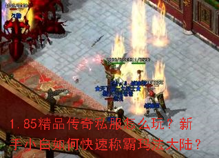 1.85精品传奇私服怎么玩？新手小白如何快速称霸玛法大陆？