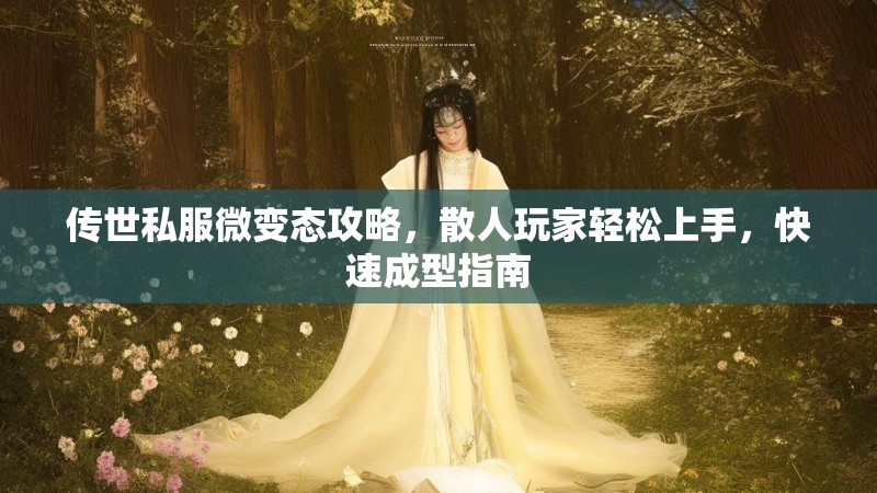 传世私服微变态攻略，散人玩家轻松上手，快速成型指南