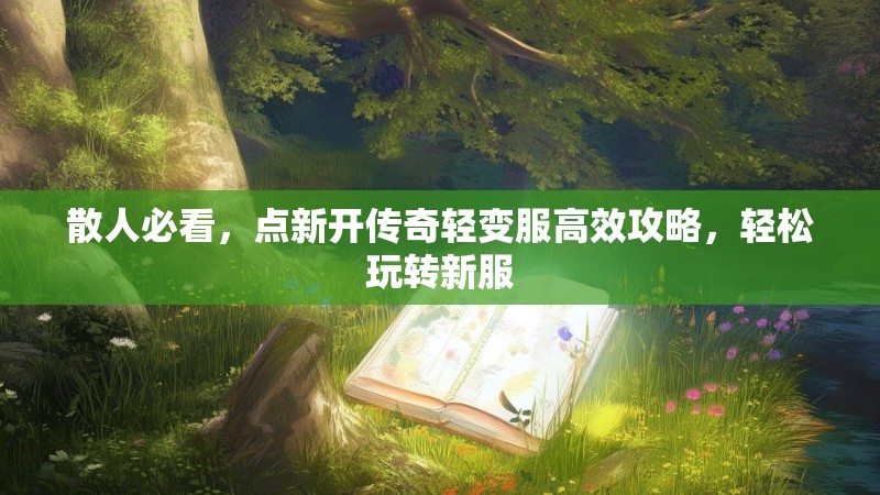 散人必看，点新开传奇轻变服高效攻略，轻松玩转新服