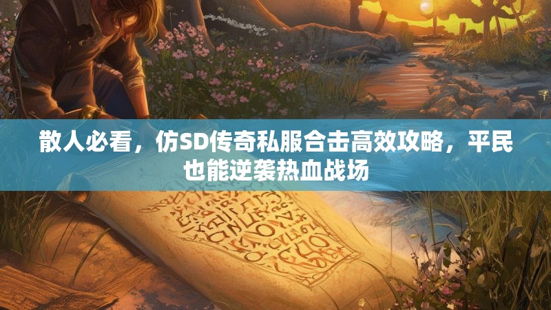散人必看，仿SD传奇私服合击高效攻略，平民也能逆袭热血战场