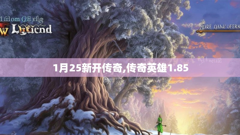 1月25新开传奇,传奇英雄1.85
