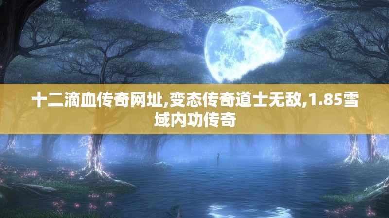 十二滴血传奇网址,变态传奇道士无敌,1.85雪域内功传奇