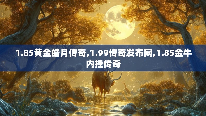 1.85黄金皓月传奇,1.99传奇发布网,1.85金牛内挂传奇