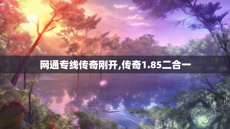 网通专线传奇刚开,传奇1.85二合一
