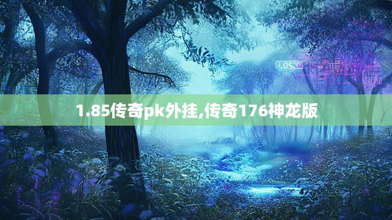 1.85传奇pk外挂,传奇176神龙版