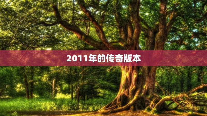 2011年的传奇版本