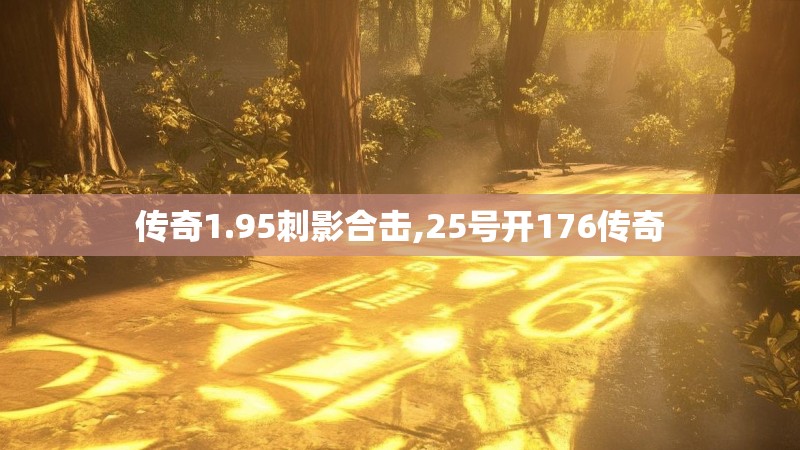 传奇1.95刺影合击,25号开176传奇