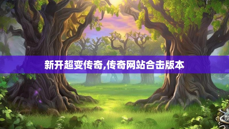 新开超变传奇,传奇网站合击版本