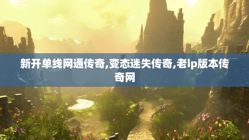 新开单线网通传奇,变态迷失传奇,老ip版本传奇网