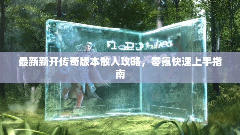 最新新开传奇版本散人攻略，零氪快速上手指南