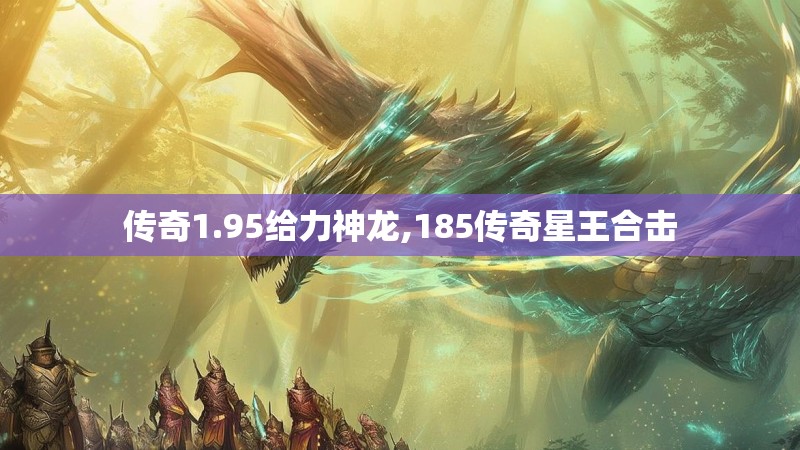 传奇1.95给力神龙,185传奇星王合击