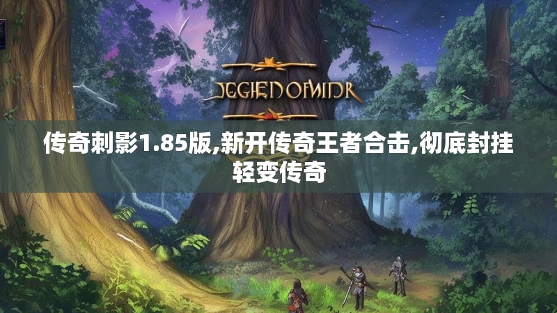 传奇刺影1.85版,新开传奇王者合击,彻底封挂轻变传奇