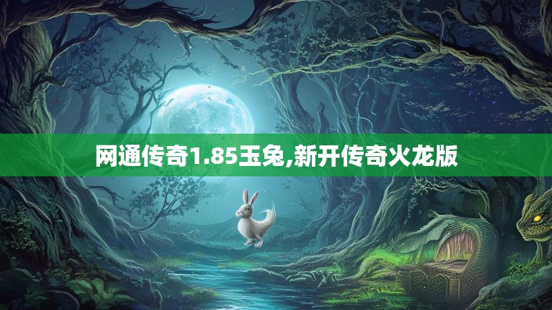 网通传奇1.85玉兔,新开传奇火龙版