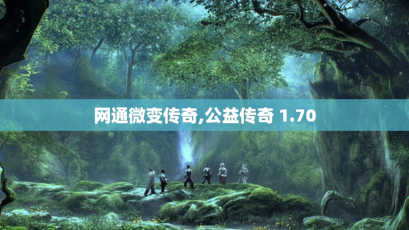 网通微变传奇,公益传奇 1.70