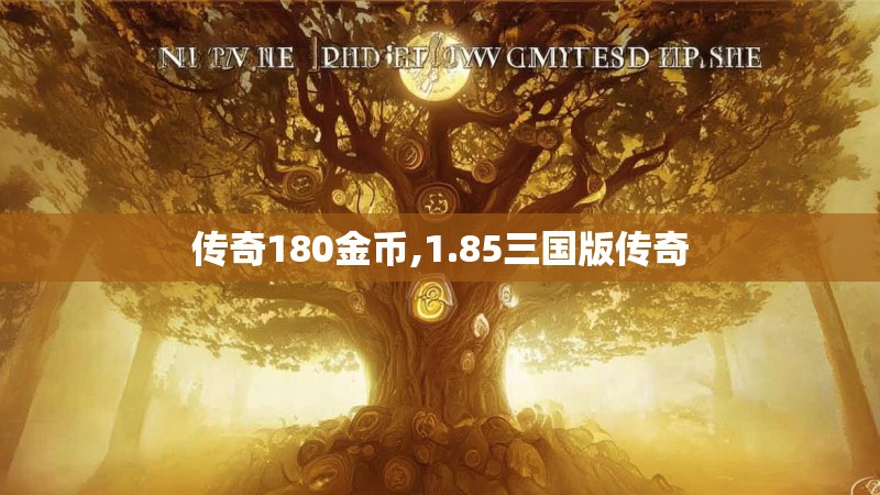 传奇180金币,1.85三国版传奇