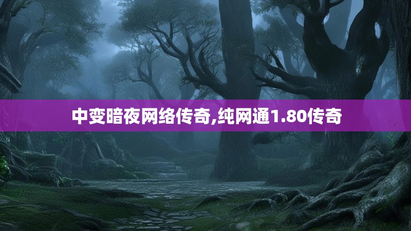 中变暗夜网络传奇,纯网通1.80传奇