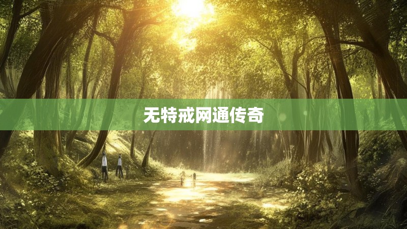 无特戒网通传奇
