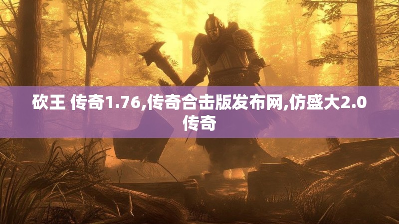 砍王 传奇1.76,传奇合击版发布网,仿盛大2.0传奇