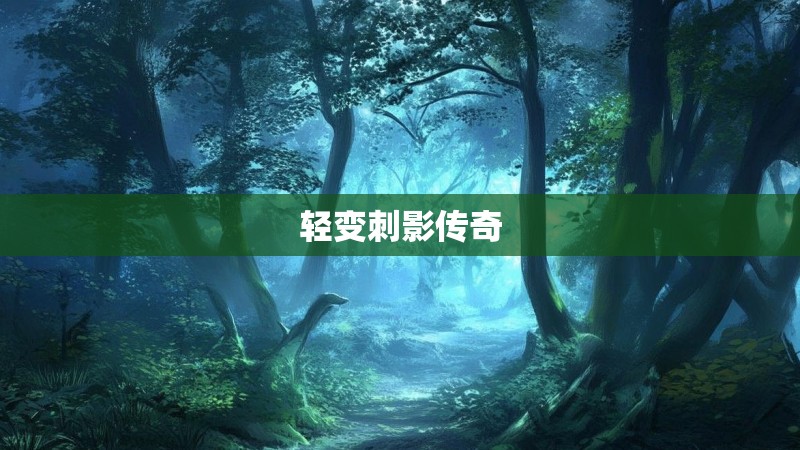 轻变刺影传奇