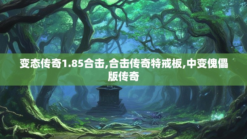 变态传奇1.85合击,合击传奇特戒板,中变傀儡版传奇