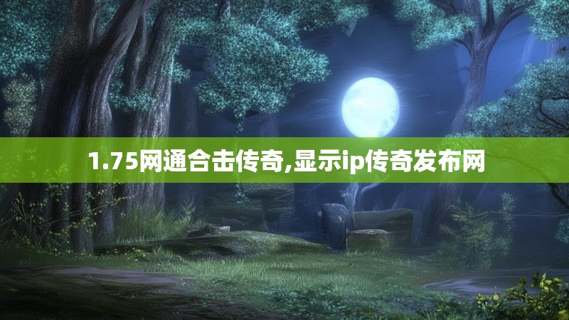 1.75网通合击传奇,显示ip传奇发布网
