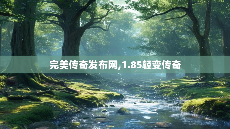 完美传奇发布网,1.85轻变传奇