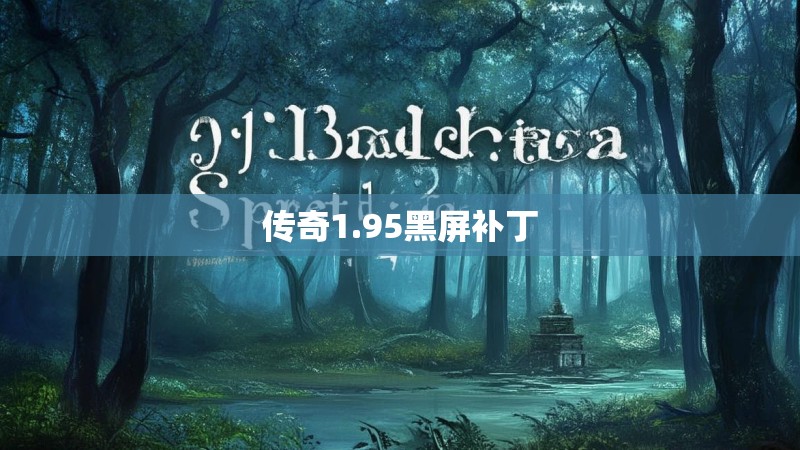传奇1.95黑屏补丁