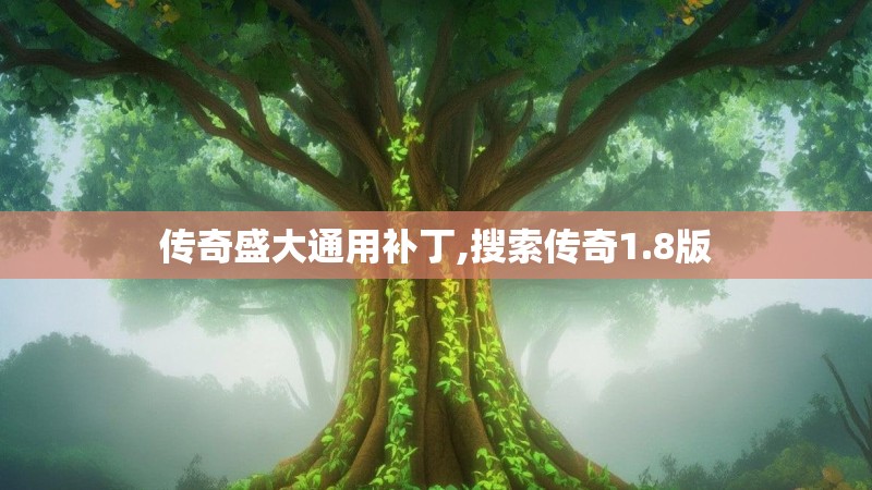 传奇盛大通用补丁,搜索传奇1.8版