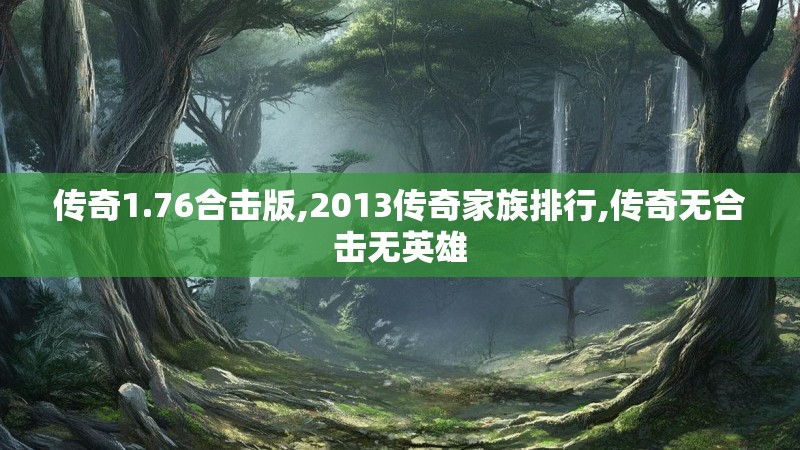 传奇1.76合击版,2013传奇家族排行,传奇无合击无英雄