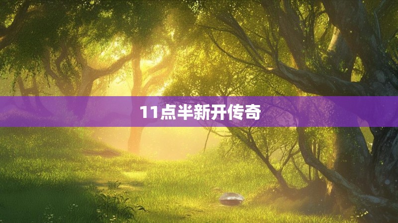 11点半新开传奇