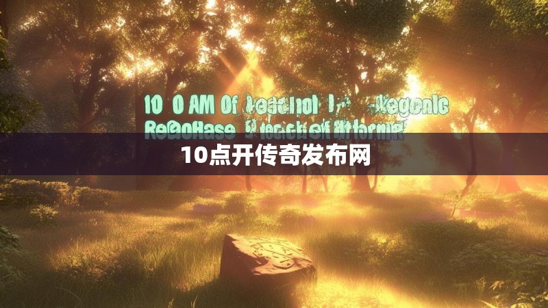 10点开传奇发布网