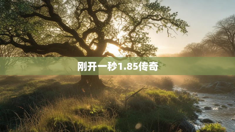 刚开一秒1.85传奇