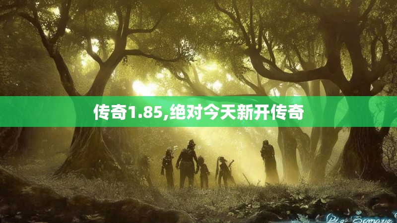 传奇1.85,绝对今天新开传奇