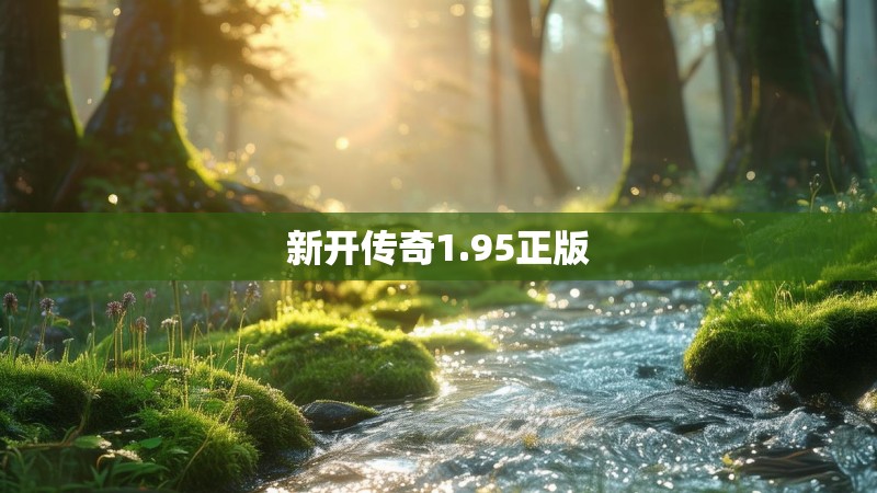 新开传奇1.95正版