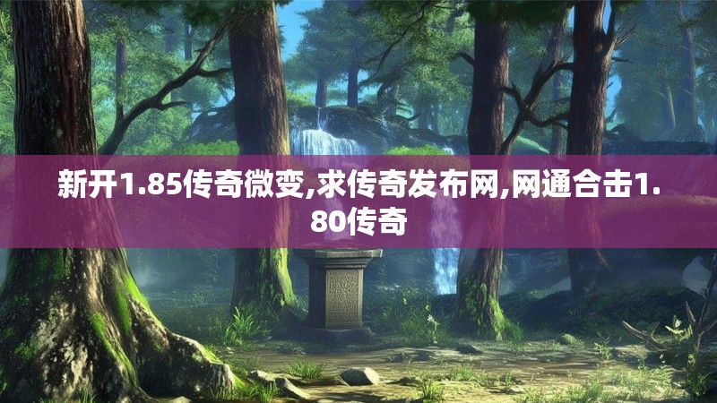 新开1.85传奇微变,求传奇发布网,网通合击1.80传奇