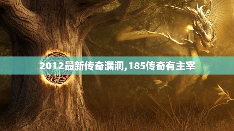 2012最新传奇漏洞,185传奇有主宰