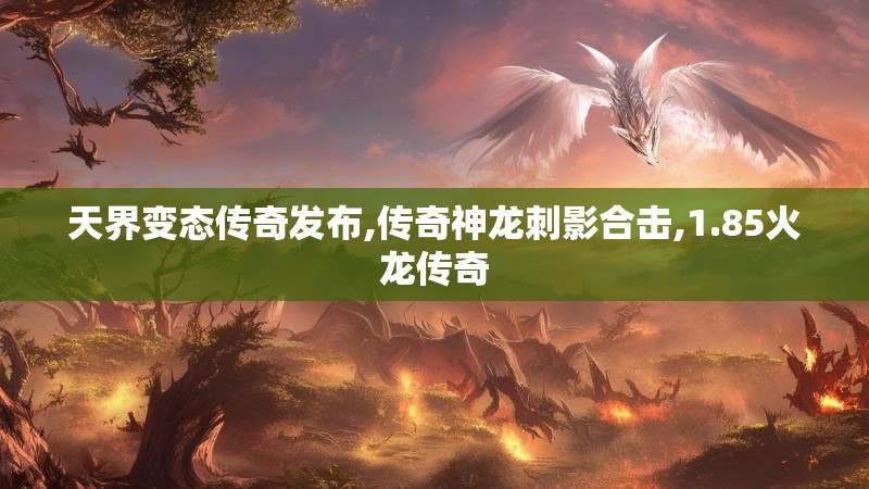 天界变态传奇发布,传奇神龙刺影合击,1.85火龙传奇