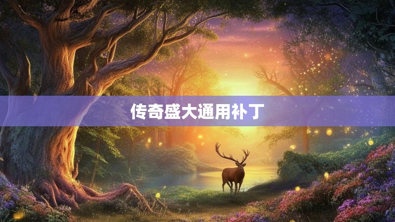 传奇盛大通用补丁