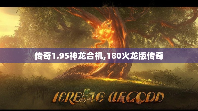 传奇1.95神龙合机,180火龙版传奇