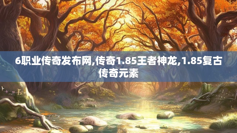 6职业传奇发布网,传奇1.85王者神龙,1.85复古传奇元素